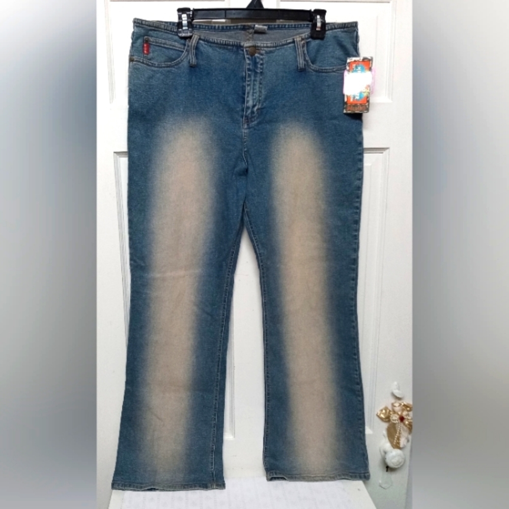 Mudd Stretch Limbo Hip Hugger Bell Bottom Jeans Size 19 New With Tags